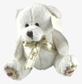 White Teddy Bear - Teddy Bear, HD Png Download, Transparent PNG