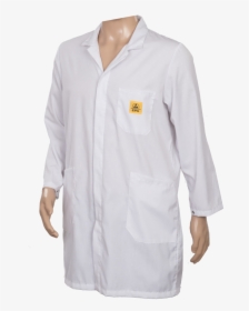 Esd Lab Coat White - Active Shirt, HD Png Download, Transparent PNG