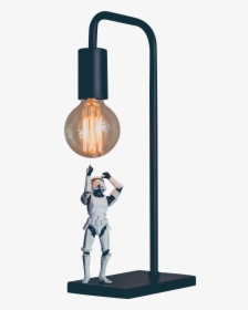 Storm Trooper Under Lamp - Incandescent Light Bulb, HD Png Download, Transparent PNG