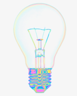 #light Bulb #holographic  #dinaaaaaah  #freetoedit - Light Bulb, HD Png Download, Transparent PNG