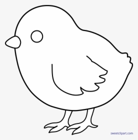 Lineart Clip Art Sweet - Chicks Clipart Black White, HD Png Download, Transparent PNG