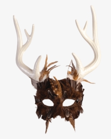 Horned Nature Spirit Mask - Nature Spirit Mask, HD Png Download, Transparent PNG
