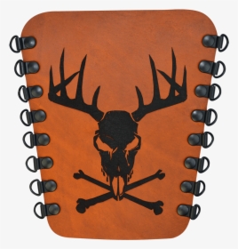 Death Hart Archers Arm Guard - Deer With Arrow Through Skull, HD Png Download, Transparent PNG