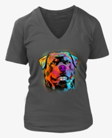 Rottweiler V-neck , All Sizes & Colors - Ugly Christmas Sweater For Science, HD Png Download, Transparent PNG