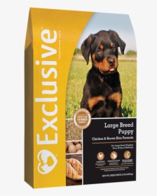 Exclusive Large Breed Puppy Dog Food Chicken And Brown - Exclusive Large Breed Dog Food, HD Png Download, Transparent PNG