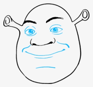 How To Draw Shrek - Shrek Easy To Draw, HD Png Download, Transparent PNG