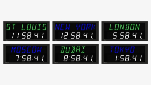 26 Bottom Mounted Green Blue White - Led Display, HD Png Download, Transparent PNG