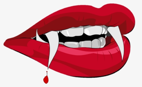 Fang Vampire Tooth Clip Art - Vampire Teeth Clipart Transparent, HD Png Download, Transparent PNG