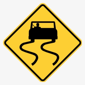 Transparent Squiggly Line Png - Slippery When Wet Road, Png Download, Transparent PNG