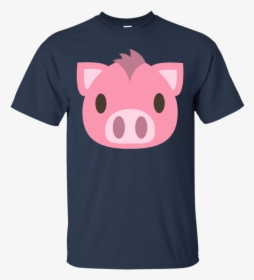 Pig Face Emoji T-shirt - Domino Marvel T Shirt, HD Png Download, Transparent PNG