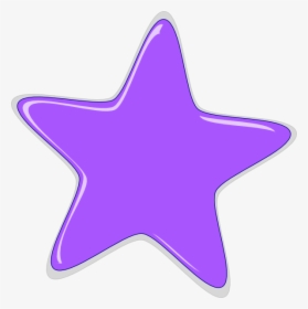 Clip Art At Clker - Purple Star Clipart, HD Png Download, Transparent PNG