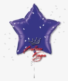 Large Purple Star - Red Star Balloons, HD Png Download, Transparent PNG