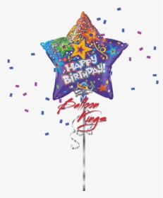 Hb Purple Star - Real Bouquet Of Balloons Png, Transparent Png, Transparent PNG
