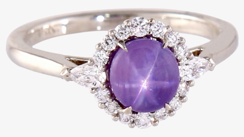 Purple Star Sapphire Ring   Class - Purple Star Sapphire Ring, HD Png Download, Transparent PNG
