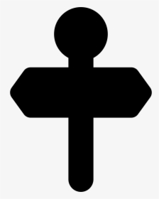 Direction Sign - Cross, HD Png Download, Transparent PNG