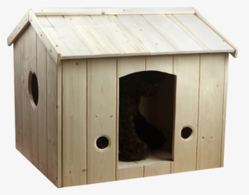 Doghouse Clipart Dog Hotel - Wood Dog House Png, Transparent Png, Transparent PNG
