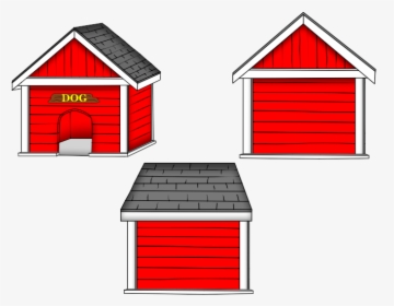 Clipart Dog S Houses , Png Download - Red Dog House Clipart, Transparent Png, Transparent PNG