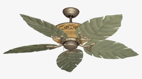 Picture Of Tiki Antique Bronze With - Tropical Dixie Belle Ceiling Fan With Light, HD Png Download, Transparent PNG
