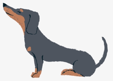 Hand Drawn Cute Cartoon Dog Vector Image - Illustration, HD Png Download, Transparent PNG