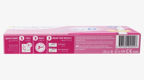 Predictor Early Pregnancy Test Kit - Carton, HD Png Download, Transparent PNG