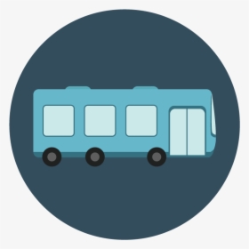 Circle Bus Icon Png, Transparent Png, Transparent PNG