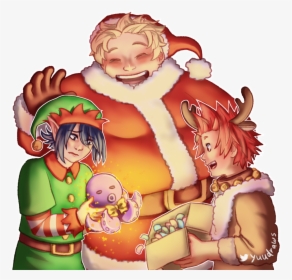 ⭐🎁 Ｈａｐｐｙ Ｈｏｌｉｄａｙｓ 🎁⭐ “these Three Fit So Well Into - Cartoon, HD Png Download, Transparent PNG