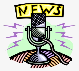 Vector Illustration Of Television And Radio Broadcast - News Clipart, HD Png Download, Transparent PNG