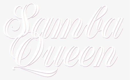 Samba Queen Logo Transparent Script Font - Calligraphy, HD Png Download, Transparent PNG