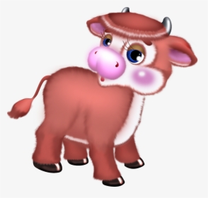 Cattle Red Angus Clip Art - Red Cow Clipart, HD Png Download, Transparent PNG