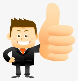 Clipart Happy Thumbs Up - Satisfied Customer Customer Clipart, HD Png Download, Transparent PNG