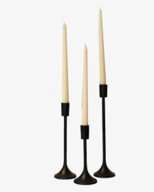 Modern Black Taper Candlesticks, Black Candlesticks, - Cable, HD Png Download, Transparent PNG