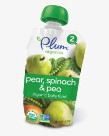 Pea Png , Png Download - Baby Pouch Food Plum, Transparent Png, Transparent PNG