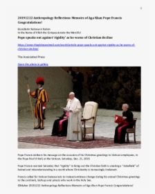 Pope Speaks, HD Png Download, Transparent PNG