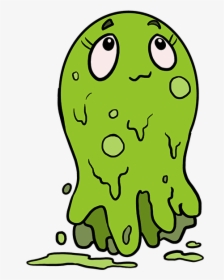 How To Draw Slime - Slime Drawing, HD Png Download, Transparent PNG