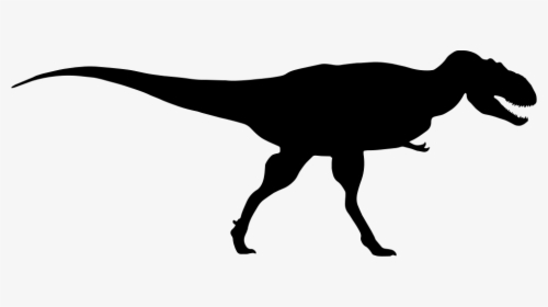 Tyrannosaurus Rex - Silhouette Allosaurus, HD Png Download, Transparent PNG