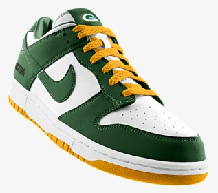 Green Bay Packers Shoes Nikes, HD Png Download, Transparent PNG