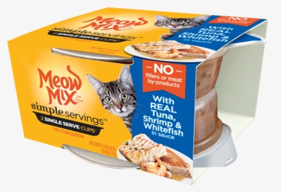 Meow Mix® Simple Servings® - Meow Mix Simple Servings, HD Png Download, Transparent PNG