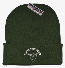 Image Of Shaka Beanie Olive Green - Beanie, HD Png Download, Transparent PNG