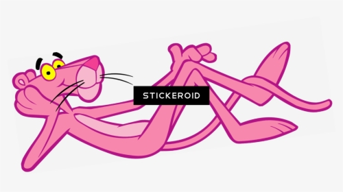 Pink Panther Resting - Pink Panther Lying Down, HD Png Download, Transparent PNG