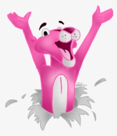 Pink Panther Happy, HD Png Download, Transparent PNG
