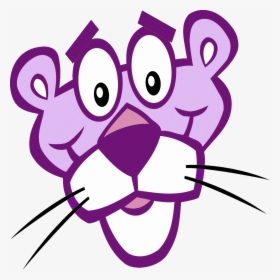 Purple Panther Preschool - Pink Panther Black And White, HD Png Download, Transparent PNG