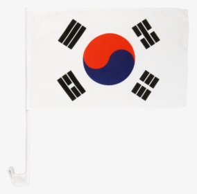 South Korea Car Flag - Flag, HD Png Download, Transparent PNG
