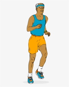 Man Jogging Clipart - Clip Art Sport, HD Png Download, Transparent PNG