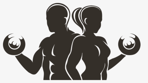 Physical Fitness Fitness Centre Physical Exercise - Male Female Fitness Logo, HD Png Download, Transparent PNG