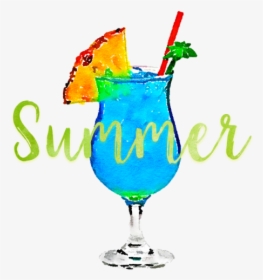 Summer Drinks Png - Blue Lagoon, Transparent Png, Transparent PNG