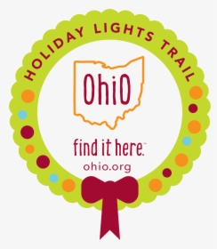 Ohio Holiday Lights Trail Logo - Ohio Find It Here Logo, HD Png Download, Transparent PNG
