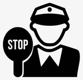 Traffic Police - Police Traffic Icon, HD Png Download, Transparent PNG