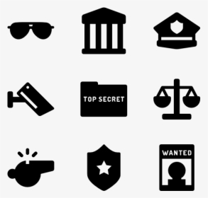 Secret Clipart Police Report - Department Icons, HD Png Download, Transparent PNG
