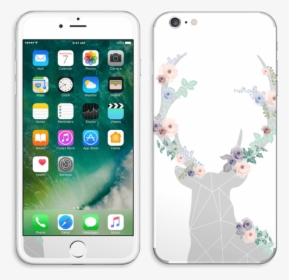 Blooming Deer Skin Iphone 6 Plus - Iphone 7 Plus Guld, HD Png Download, Transparent PNG