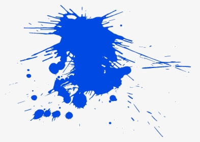 Transparent Blue Splatter Png - Splash Oil Paint Png, Png Download, Transparent PNG